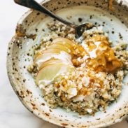Coconut Breakfast Porridge in a bowl.